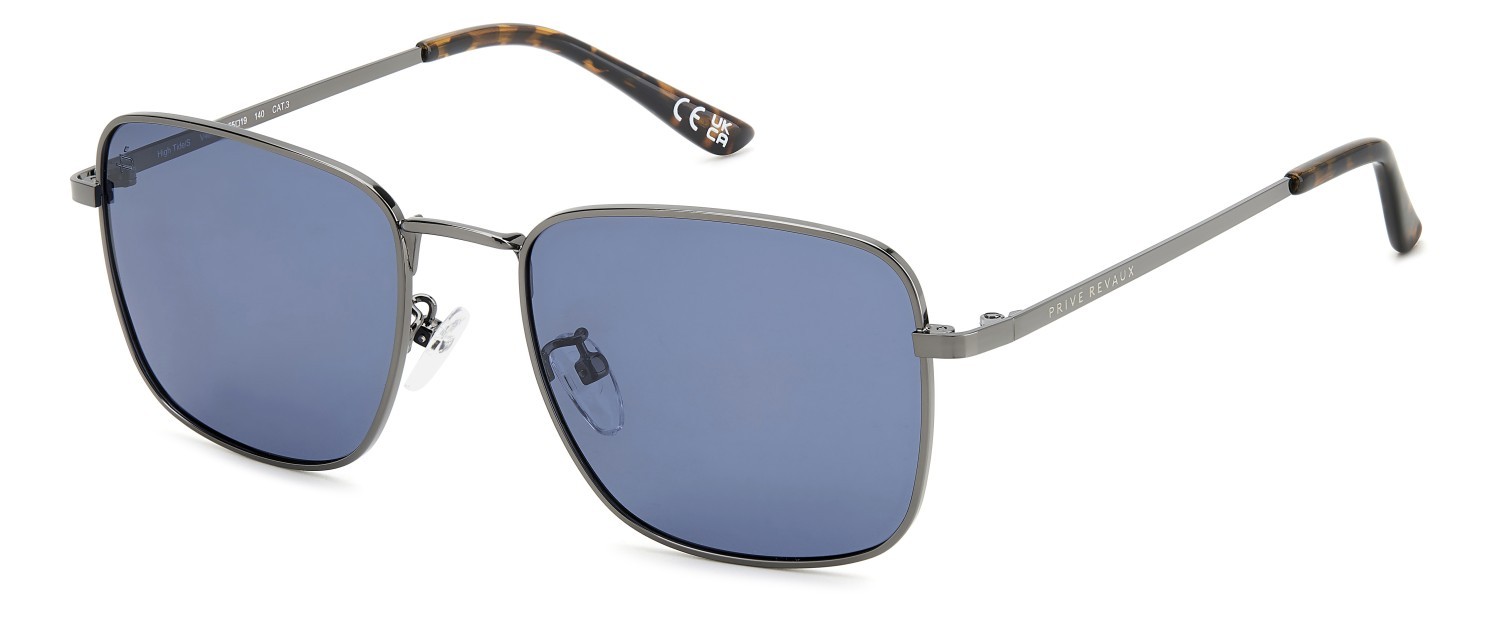 Sunglasses Privé Revaux High Tide/S 207662 V84 C3 color ruthenium blue shape square lenses blue polarized