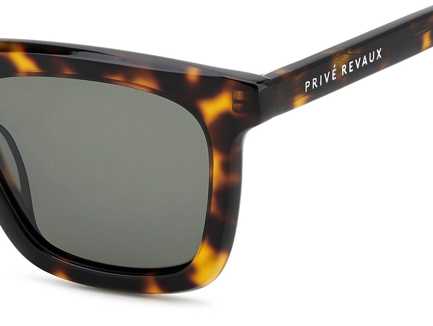 Sunglasses Privé Revaux Destin/S 207664 086 UC color havana shape square lenses green polarized