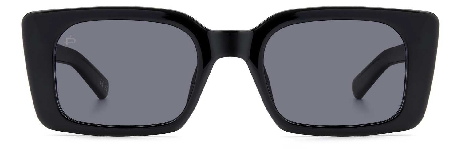 Sunglasses Privé Revaux Playa Linda/S 207665 807 M9 color black shape rectangle lenses grey polarized