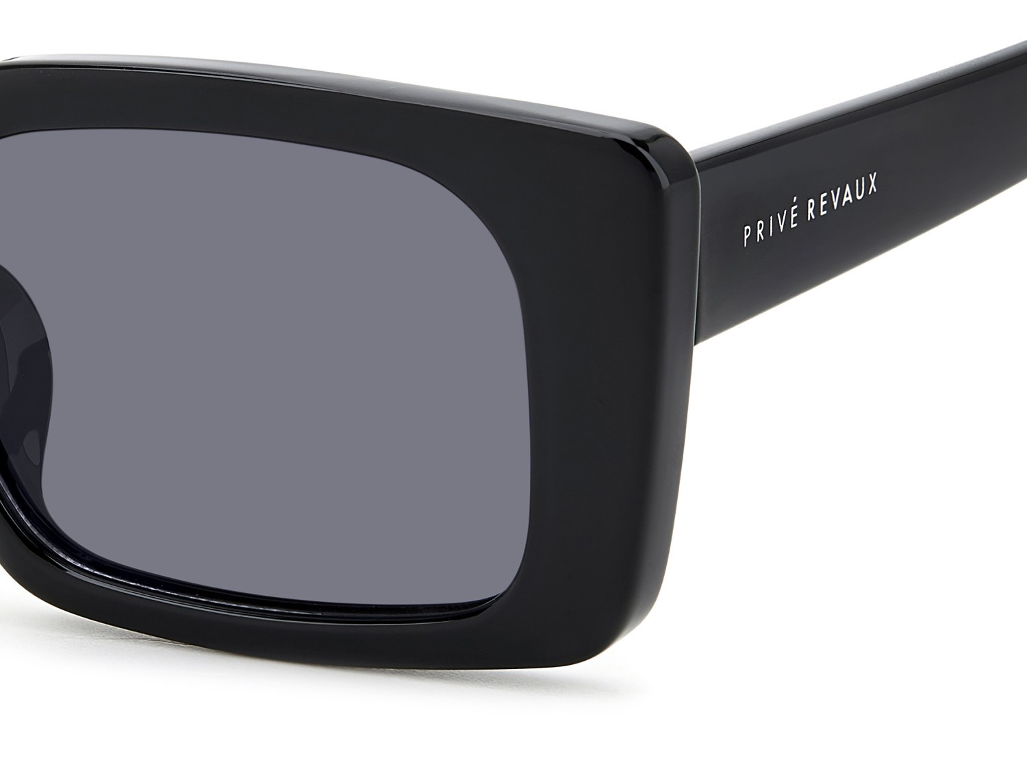 Sunglasses Privé Revaux Playa Linda/S 207665 807 M9 color black shape rectangle lenses grey polarized