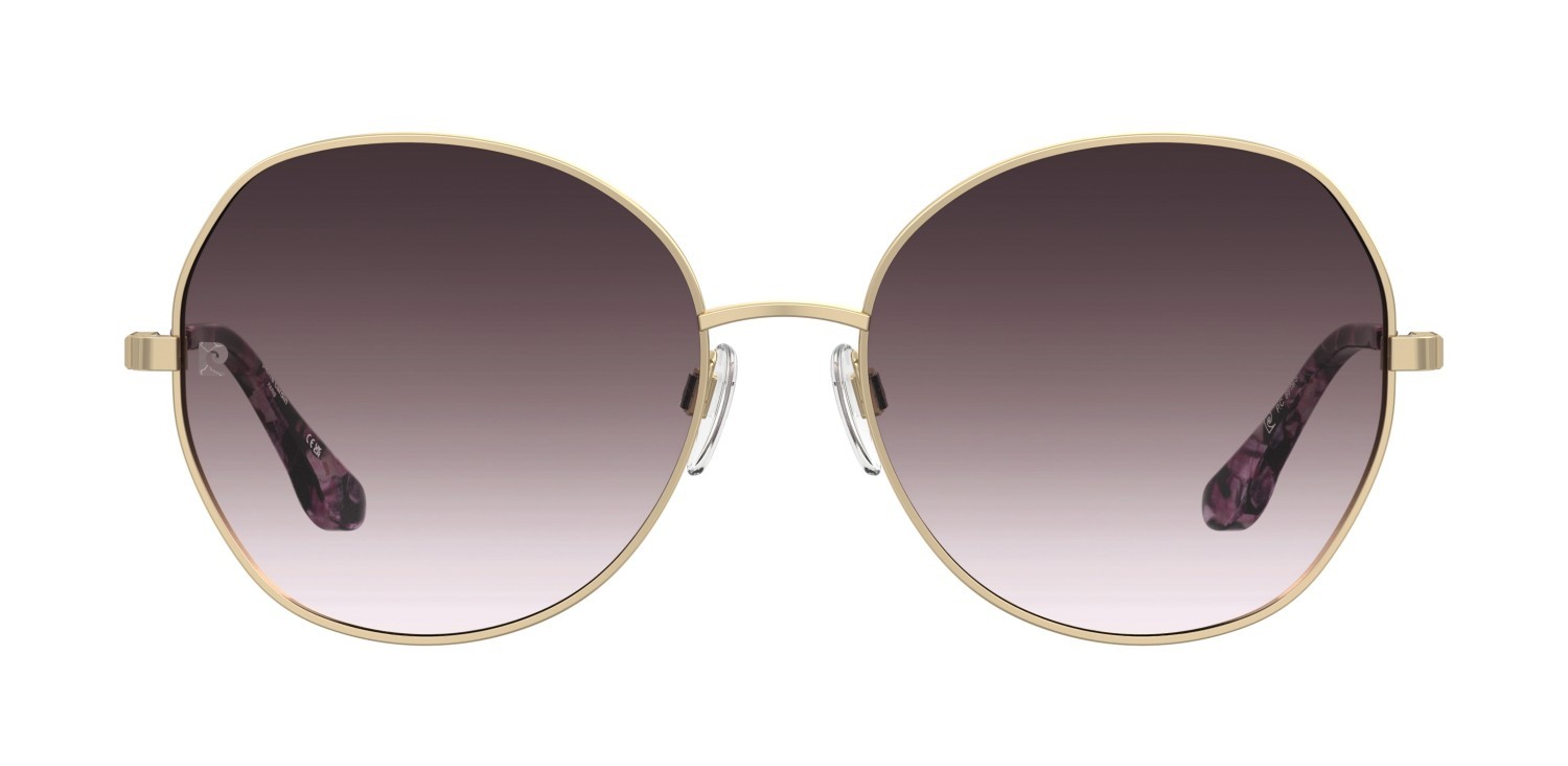 Sunglasses Pierre Cardin P.c. 8919/S 207687 BSU DG color violet gold shape cat eye lenses grey doubleshade