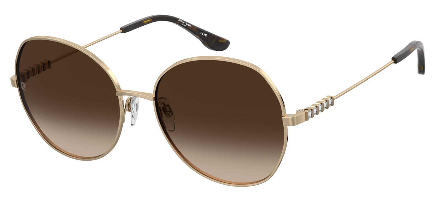 Sunglasses Pierre Cardin P.c. 8919/S 207687 FG4 HA color brown gold shape cat eye lenses brown shaded