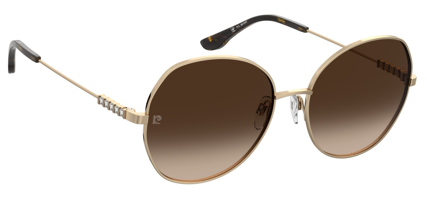 Sunglasses Pierre Cardin P.c. 8919/S 207687 FG4 HA color brown gold shape cat eye lenses brown shaded