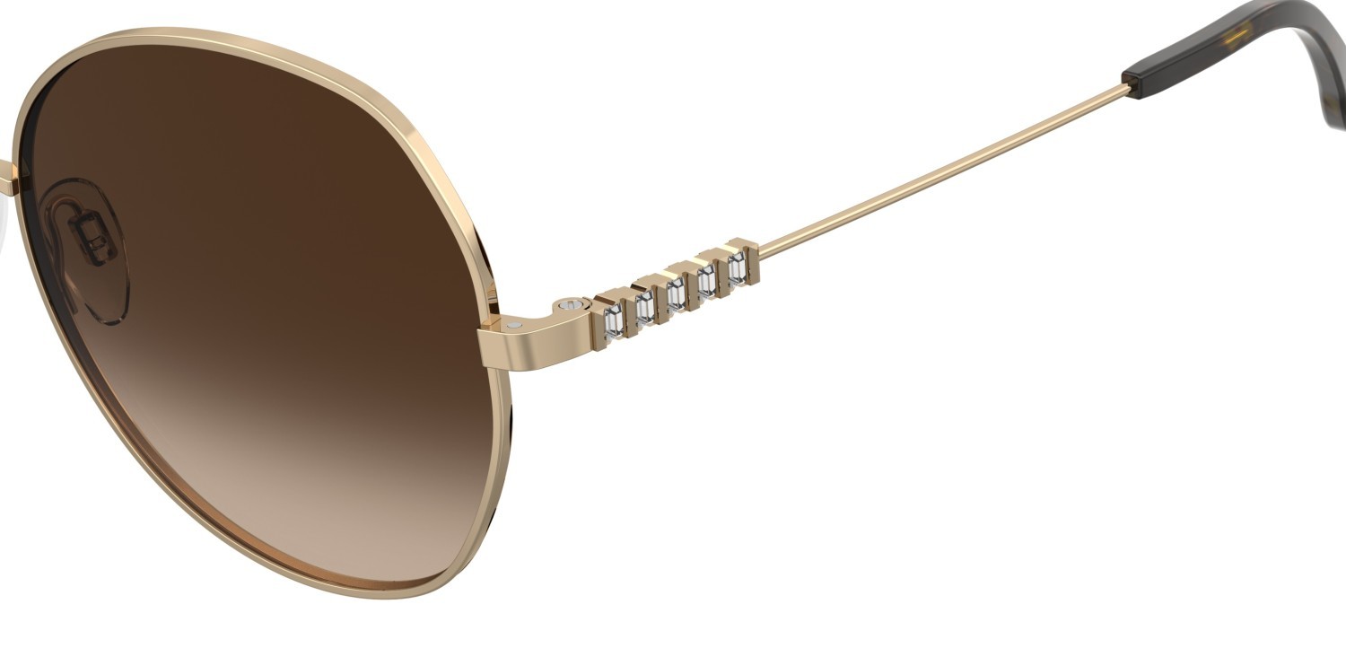 Sunglasses Pierre Cardin P.c. 8919/S 207687 FG4 HA color brown gold shape cat eye lenses brown shaded