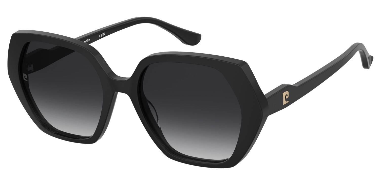 Sunglasses Pierre Cardin P.c. 8541/S 207688 807 9O color black shape square lenses dark grey shaded