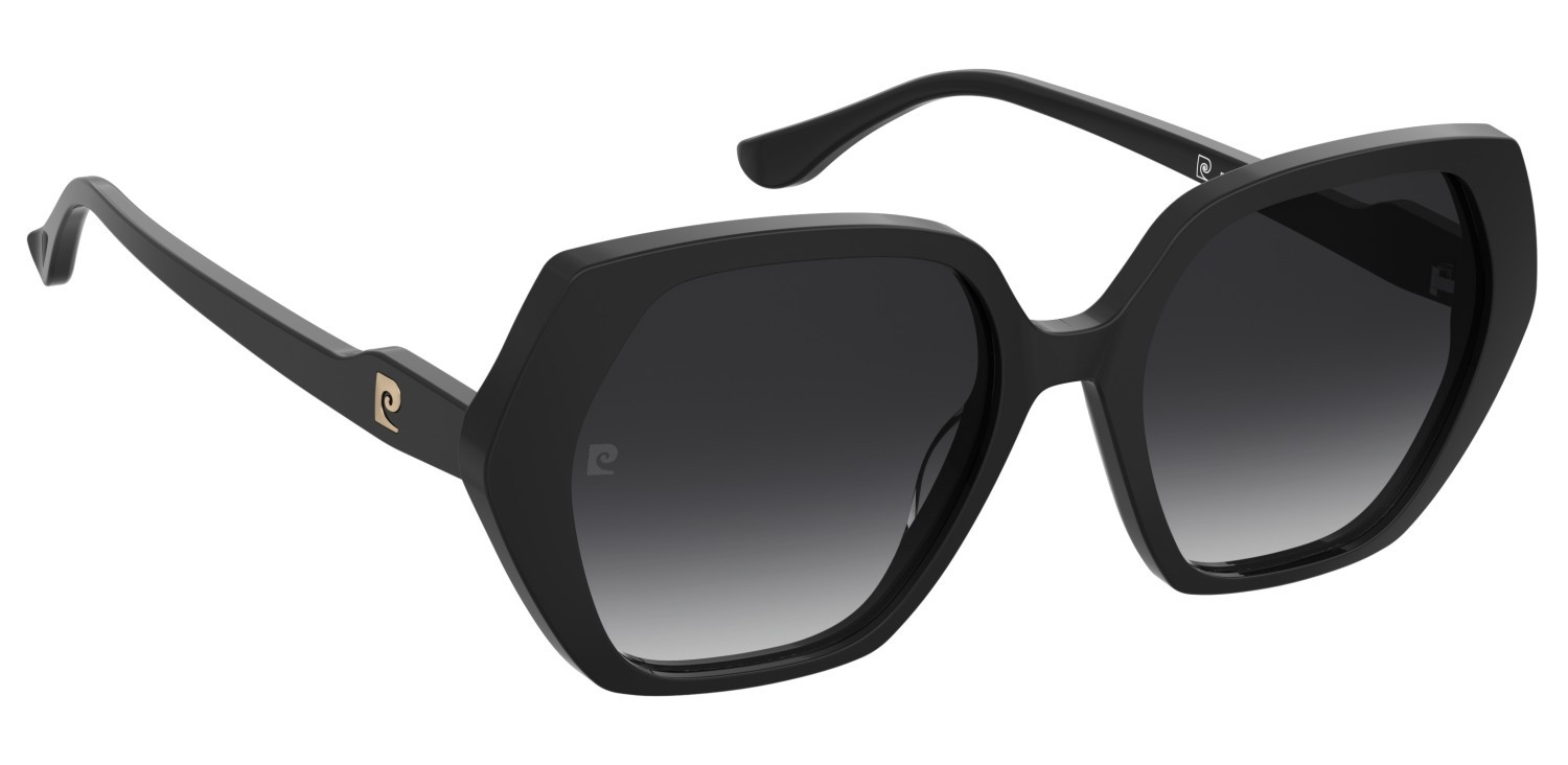 Sunglasses Pierre Cardin P.c. 8541/S 207688 807 9O color black shape square lenses dark grey shaded