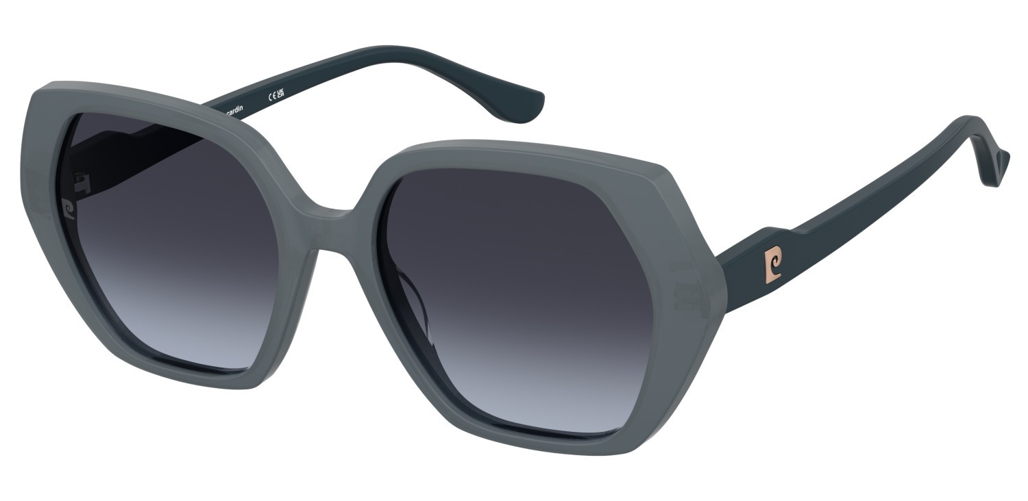 Sunglasses Pierre Cardin P.c. 8541/S 207688 ZI9 08 color teal shape square lenses dk blue shaded