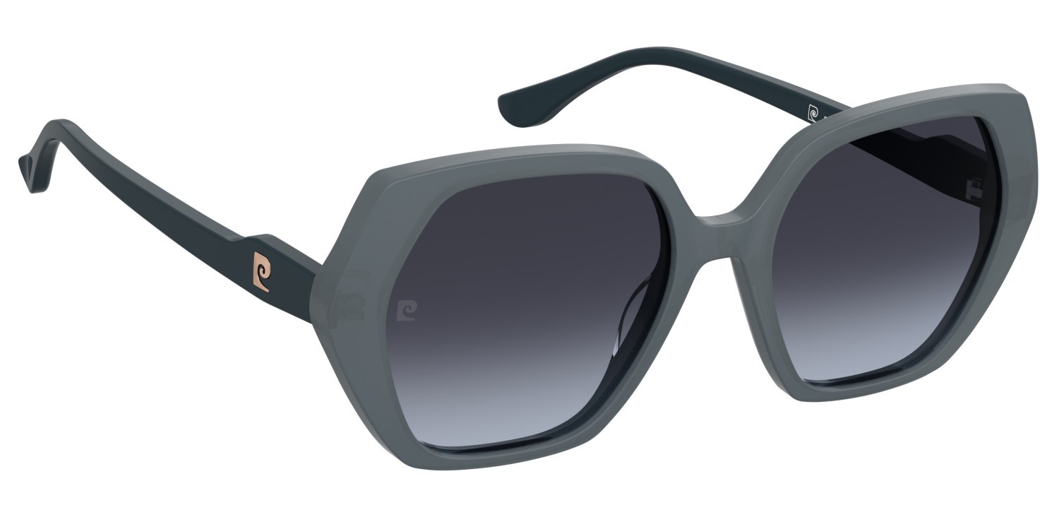 Sunglasses Pierre Cardin P.c. 8541/S 207688 ZI9 08 color teal shape square lenses dk blue shaded