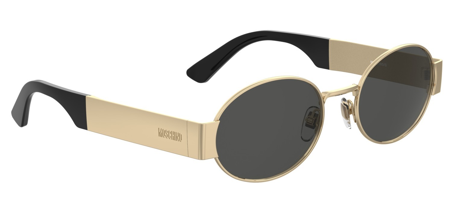 Occhiali da sole Moschino Mos185/S 207691 000 IR colore rose gold forma ovale lenti grey