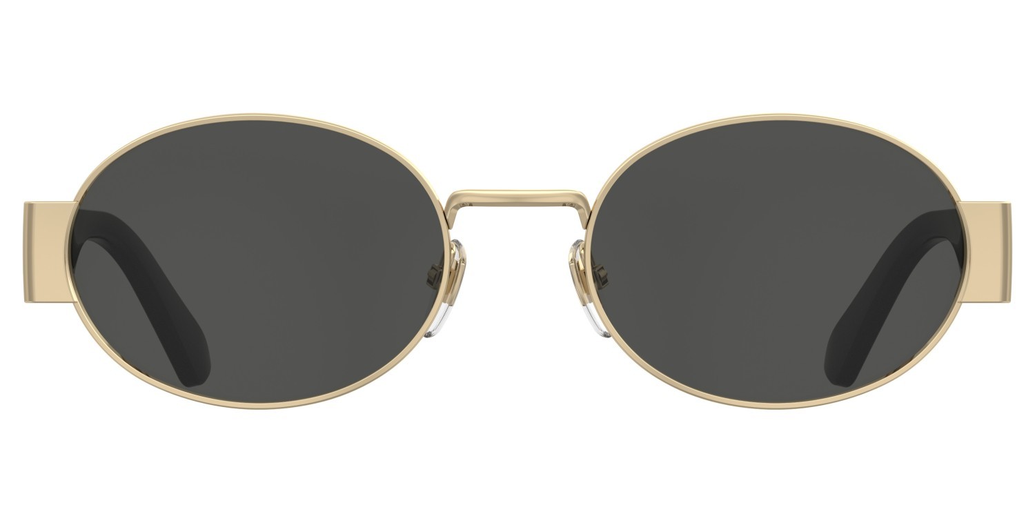 Occhiali da sole Moschino Mos185/S 207691 000 IR colore rose gold forma ovale lenti grey