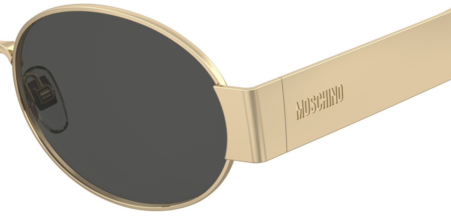 Occhiali da sole Moschino Mos185/S 207691 000 IR colore rose gold forma ovale lenti grey