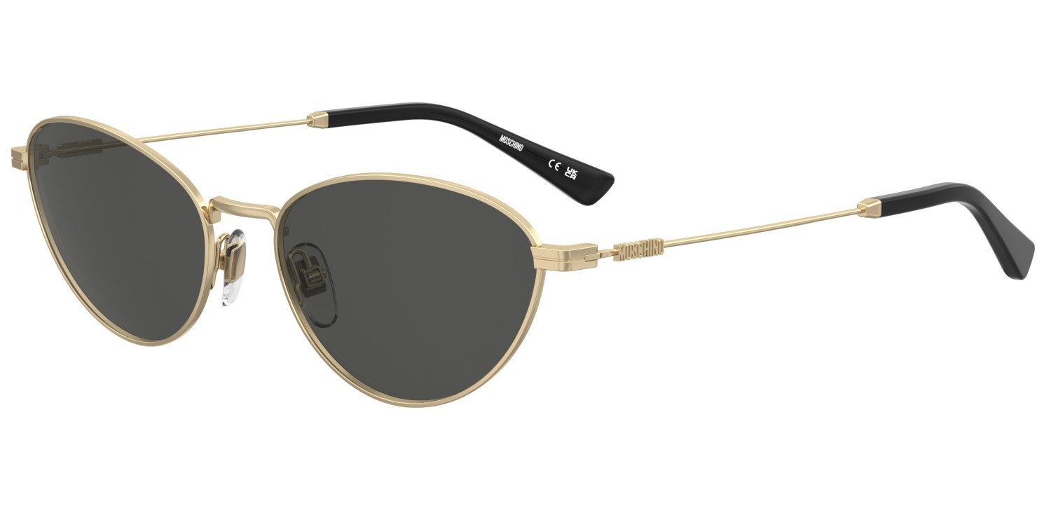 Sunglasses Moschino Mos177/S 207695 000 IR color rose gold shape cat eye lenses grey