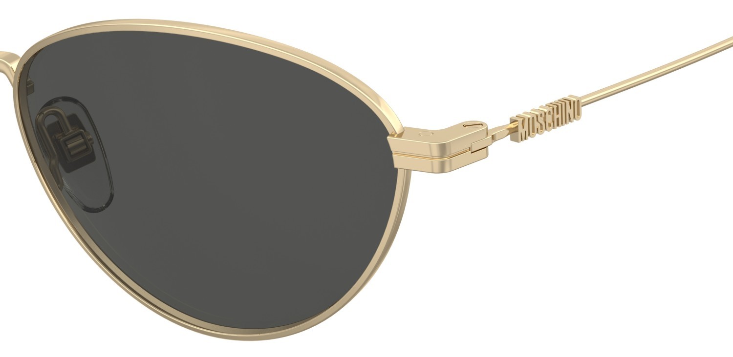 Sunglasses Moschino Mos177/S 207695 000 IR color rose gold shape cat eye lenses grey