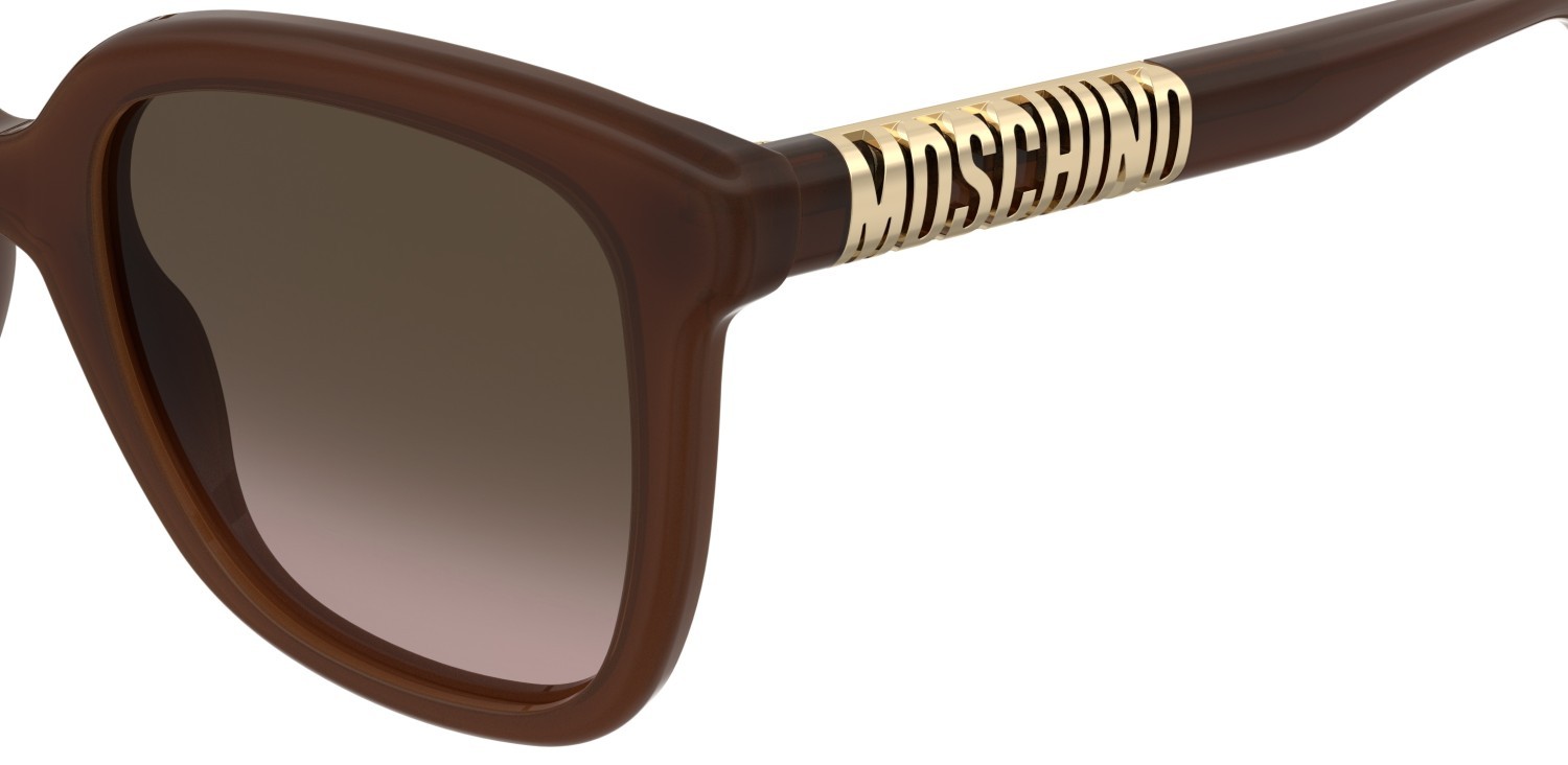 Sonnenbrillen Moschino Mos178/S 207696 09Q HA farbe brown form quadratisch gläser brown shaded