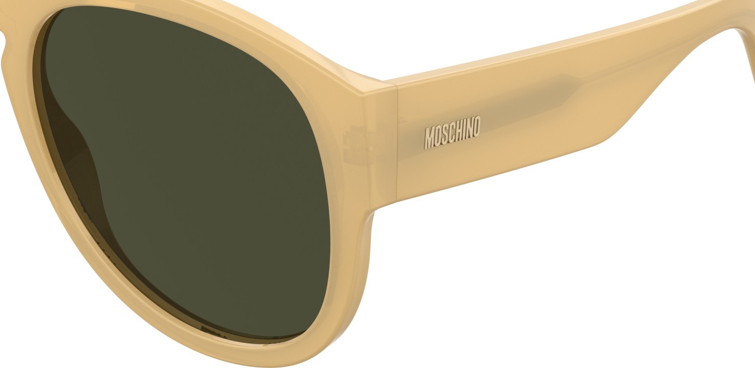 Sonnenbrillen Moschino Mos176/S 207699 SZJ QT farbe ivory form aviator gläser green