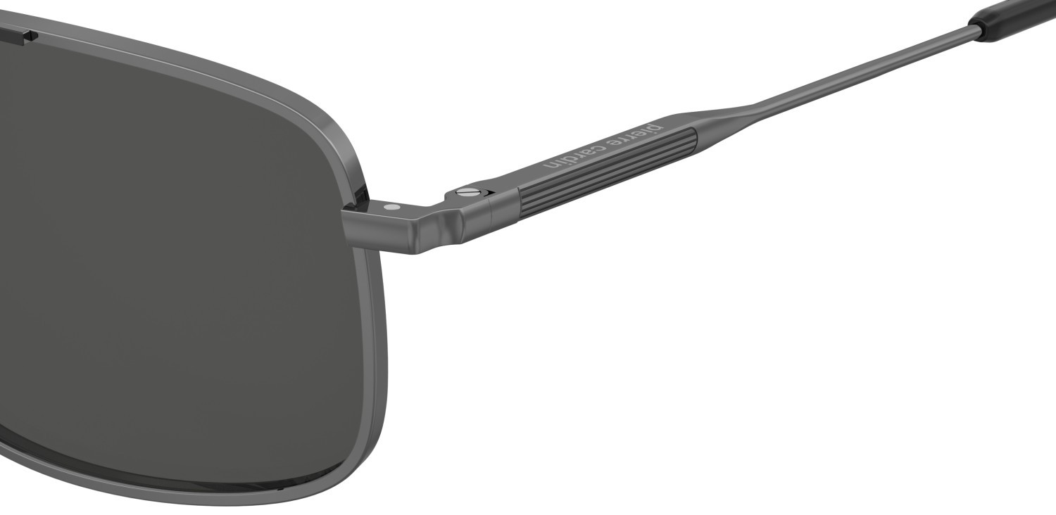 Sunglasses Pierre Cardin P.c. 6910/S 207703 85K IR color ruthenium black shape navigator lenses grey