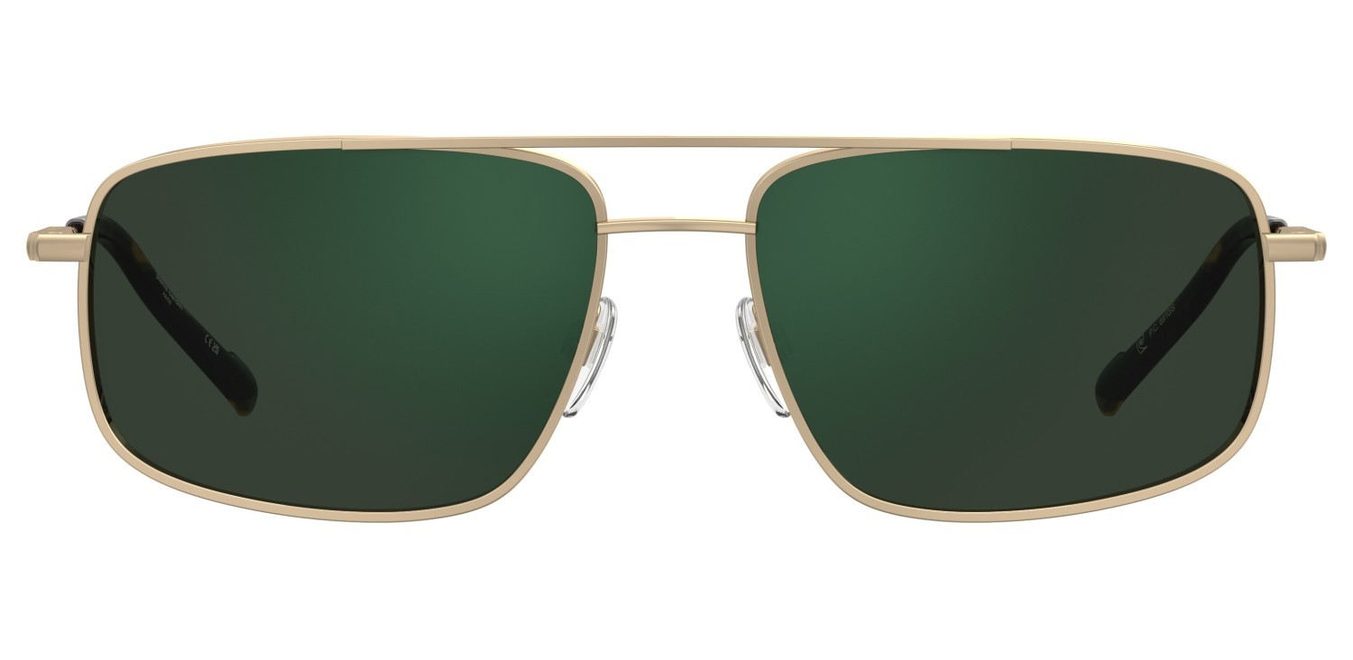 Sunglasses Pierre Cardin P.c. 6910/S 207703 J5G MT color gold shape navigator lenses green mirror