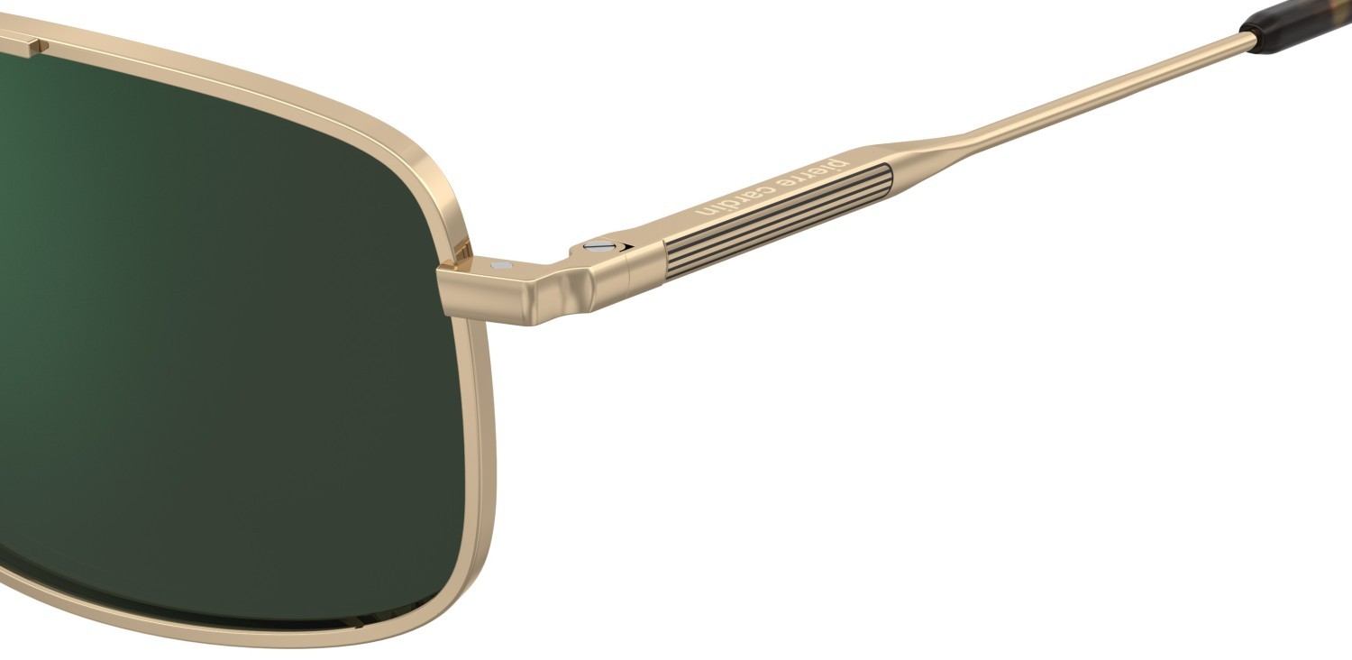 Sunglasses Pierre Cardin P.c. 6910/S 207703 J5G MT color gold shape navigator lenses green mirror
