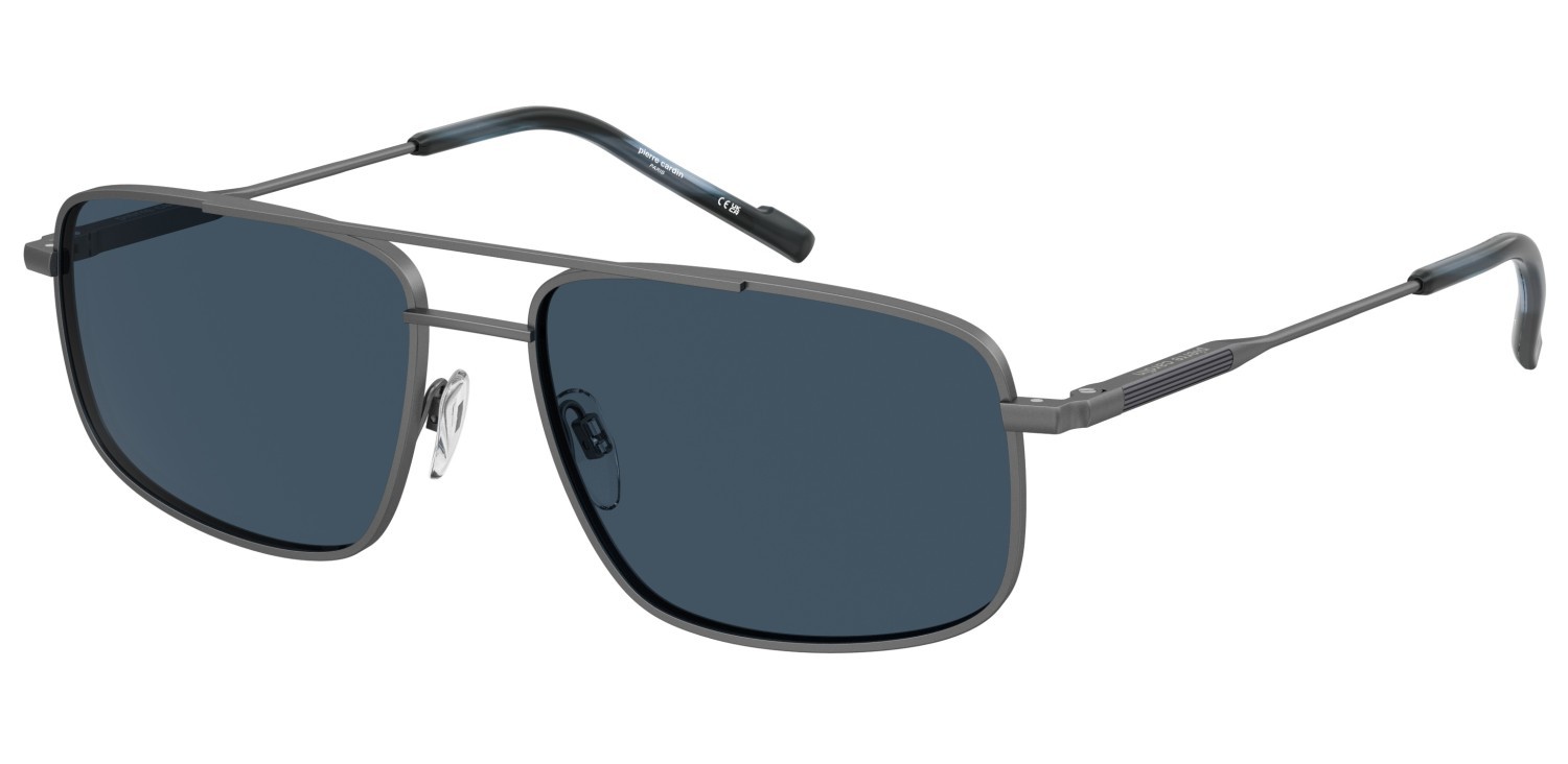 Sunglasses Pierre Cardin P.c. 6910/S 207703 R81 KU color matte ruthenium shape navigator lenses blue