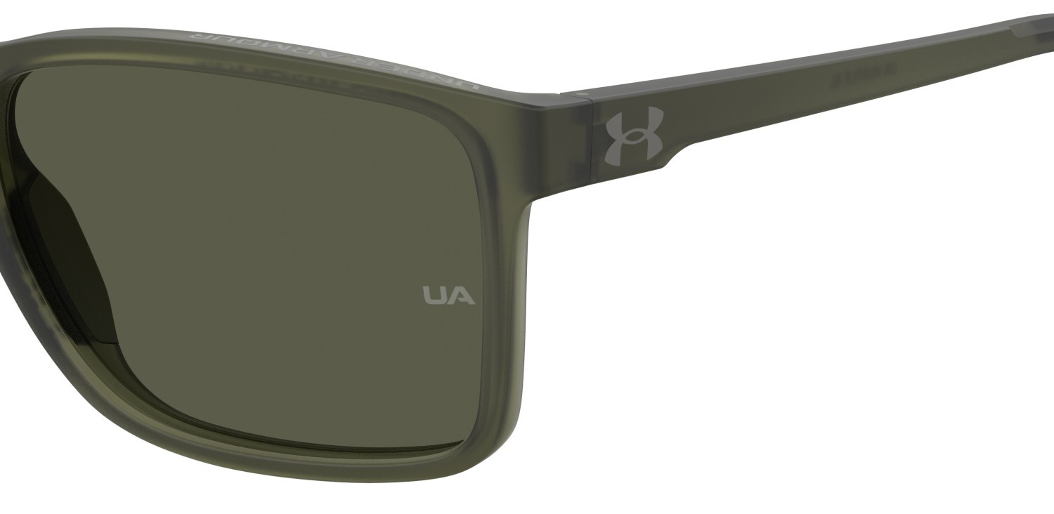 Sonnenbrillen Under Armour Ua Hustle Xl 207704 B59 QT farbe green crystal form rechteckig gläser green