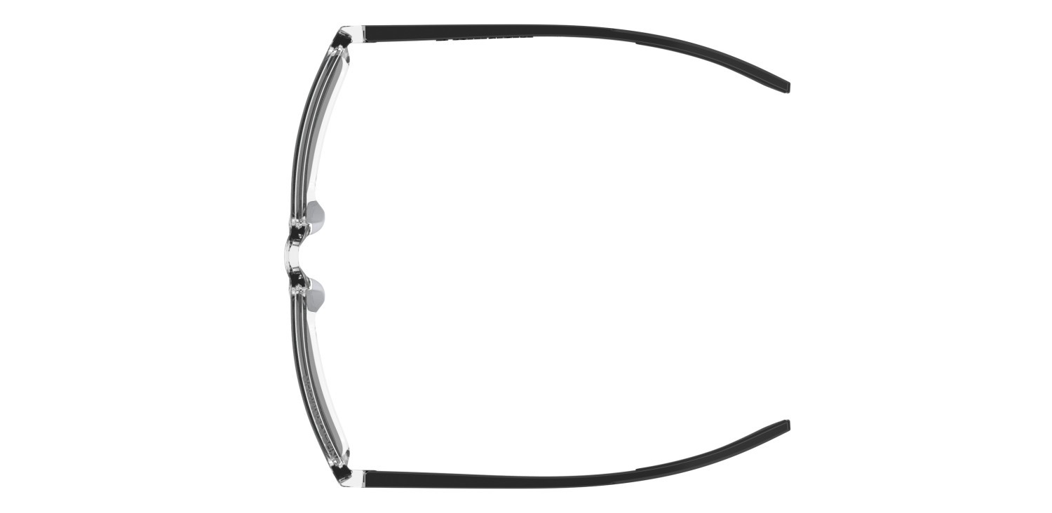 Sunglasses Under Armour Ua Hustle Xl 207704 MNG Z0 color crystal black shape rectangle lenses blue multilayer