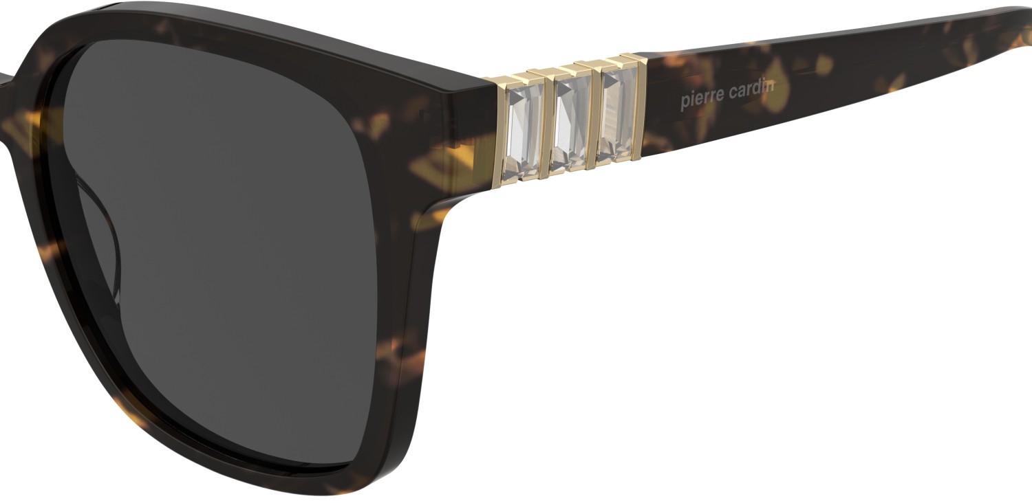 Sunglasses Pierre Cardin P.c. 8537/S 207706 086 IR color havana shape square lenses grey