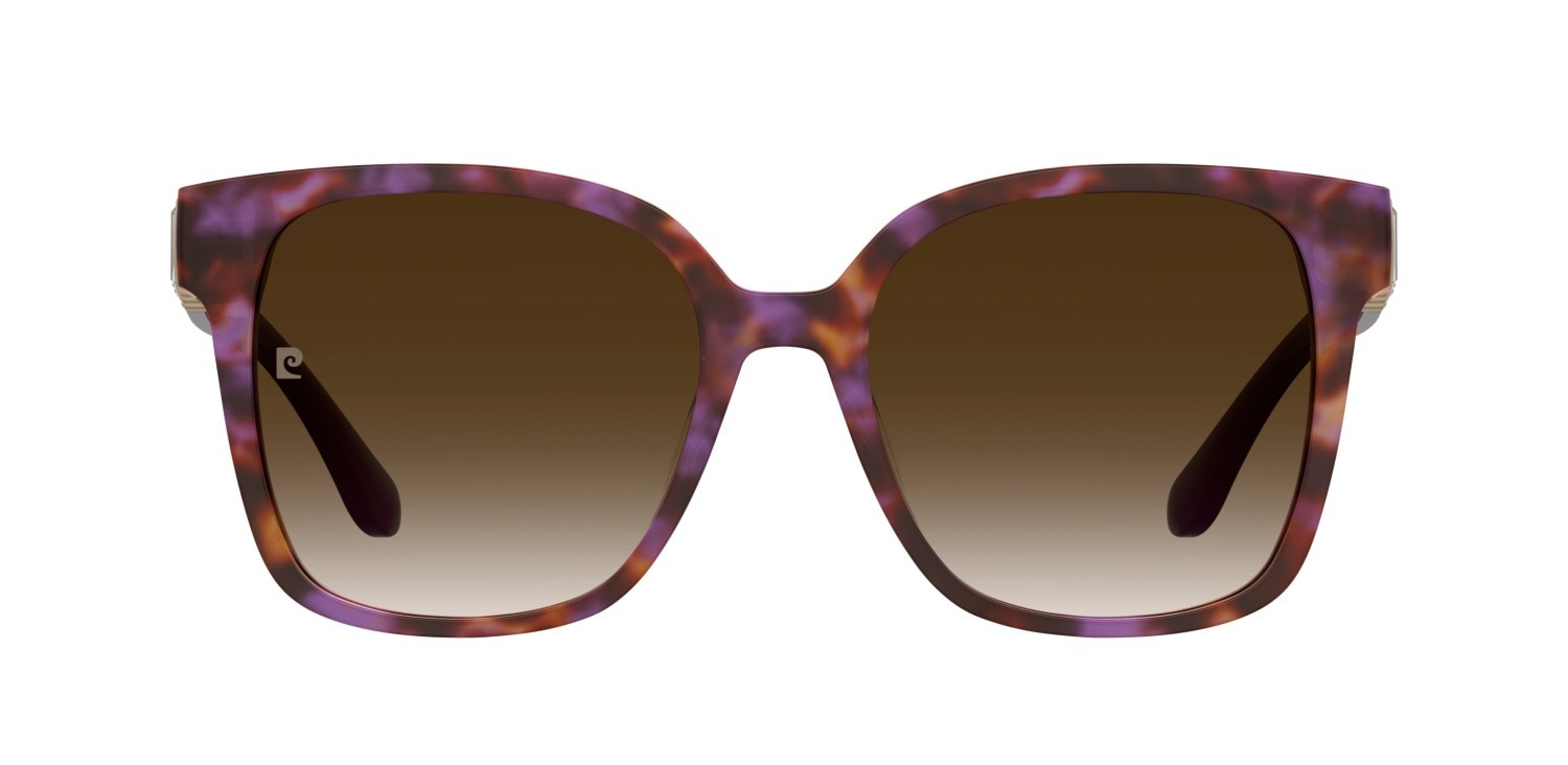 Sonnenbrillen Pierre Cardin P.c. 8537/S 207706 AY0 HA farbe havana violet form quadratisch gläser brown shaded