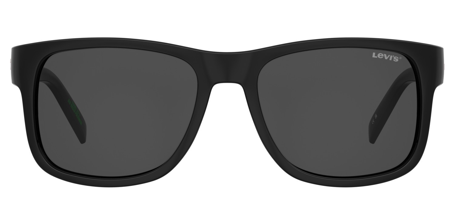 Occhiali da sole Levi's Lv 5080/S 207712 807 IR colore black forma rettangolare lenti grey