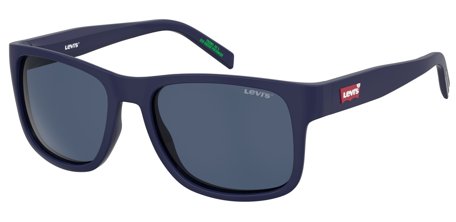 Occhiali da sole Levi's Lv 5080/S 207712 PJP KU colore blue forma rettangolare lenti blue