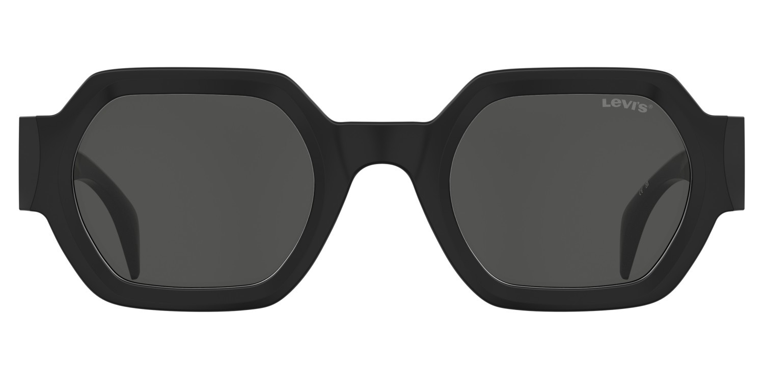 Sonnenbrillen Levi's Lv 1079/S 207713 807 IR farbe black form rechteckig gläser grey