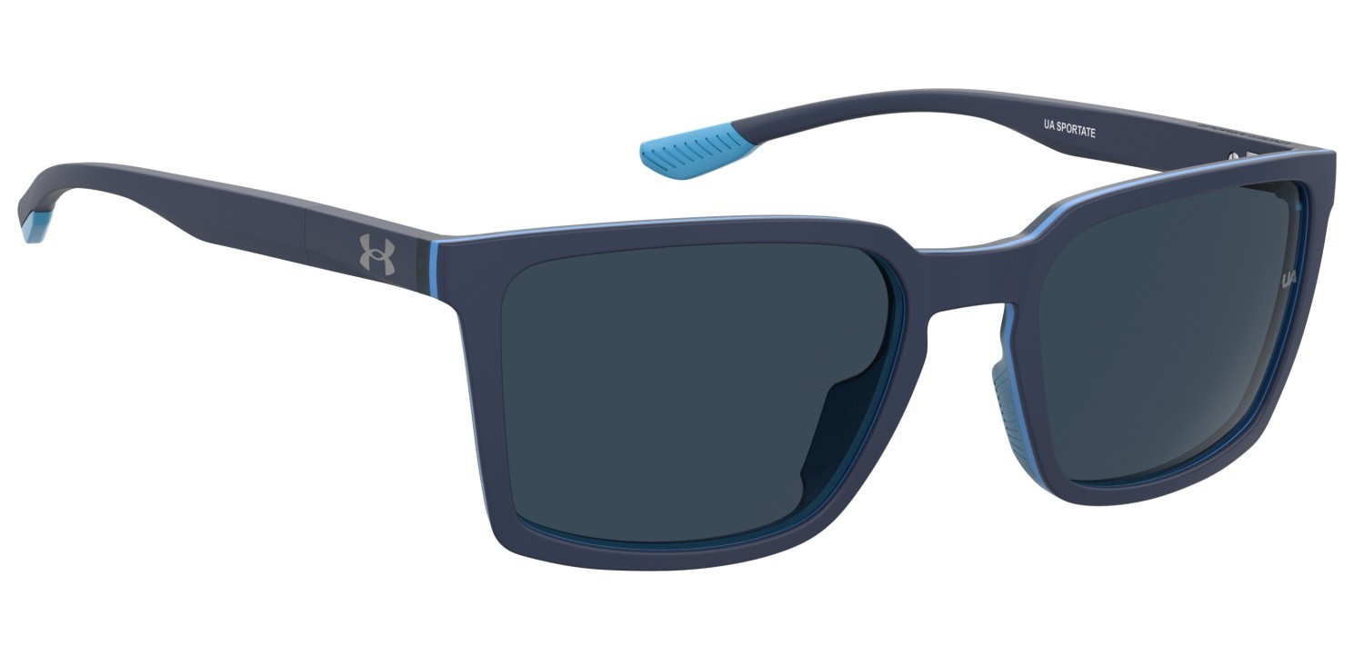 Sunglasses Under Armour Ua Sportate 207715 737 KU color blue multicolor shape rectangle lenses blue