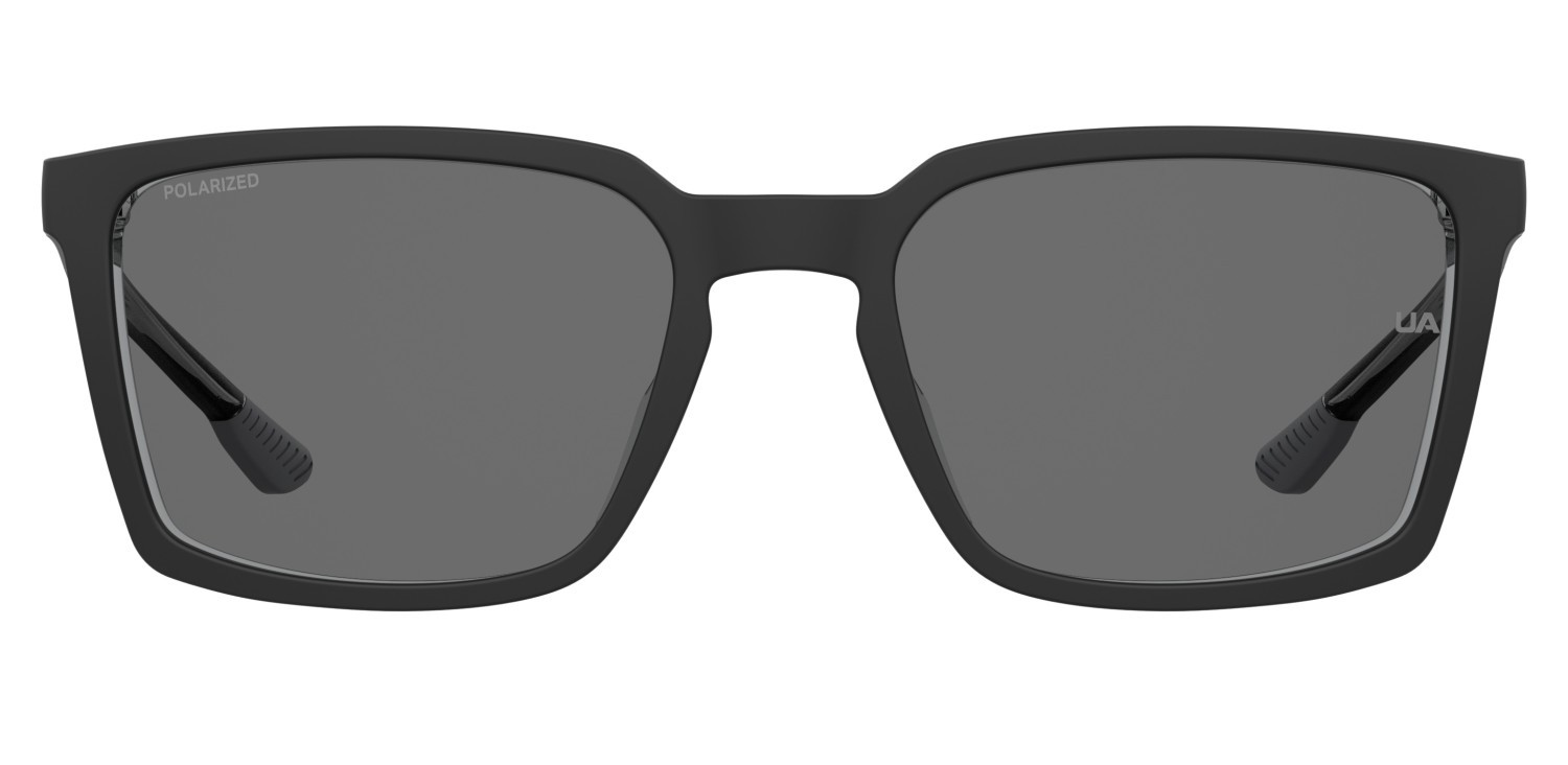 Sunglasses Under Armour Ua Sportate 207715 7C5 M9 color black crystal shape rectangle lenses grey polarized