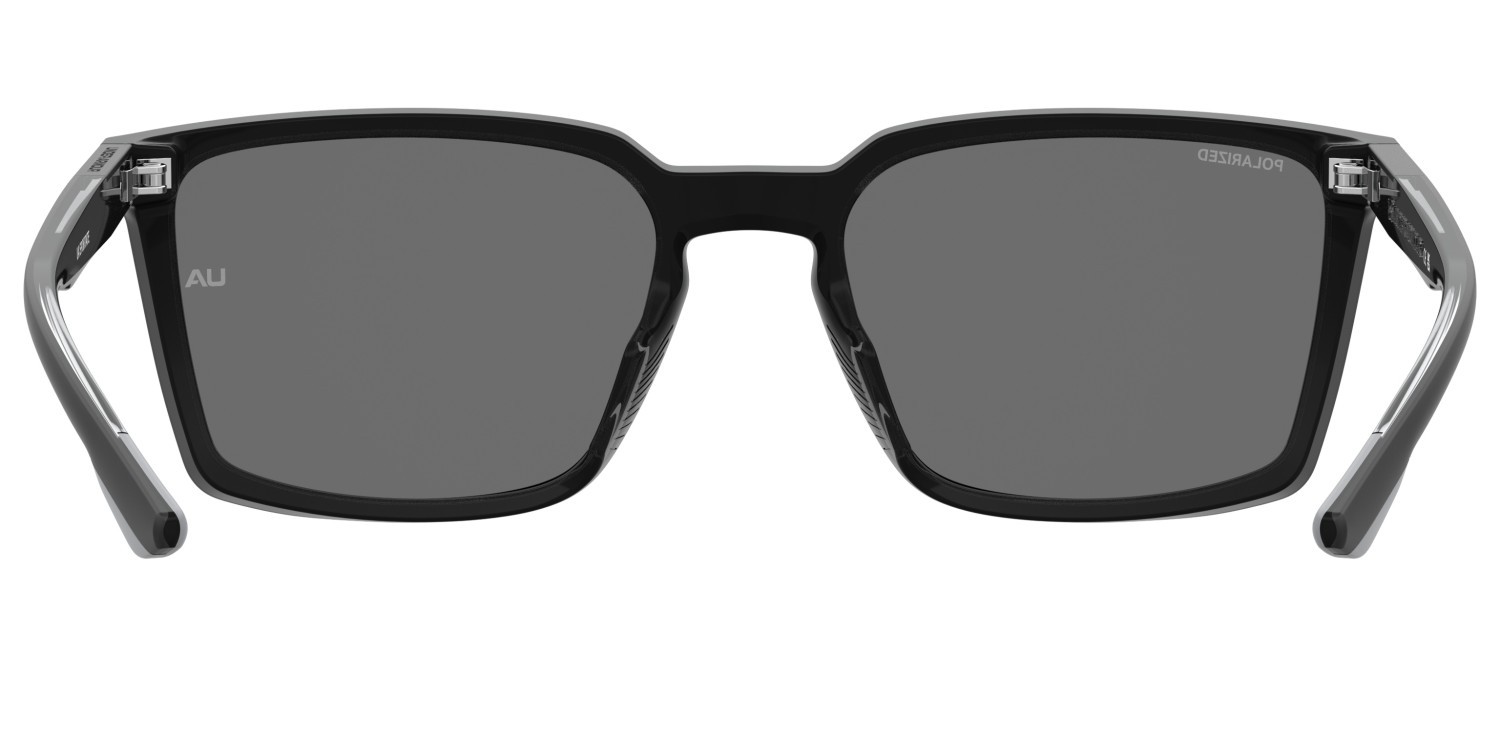 Sunglasses Under Armour Ua Sportate 207715 7C5 M9 color black crystal shape rectangle lenses grey polarized