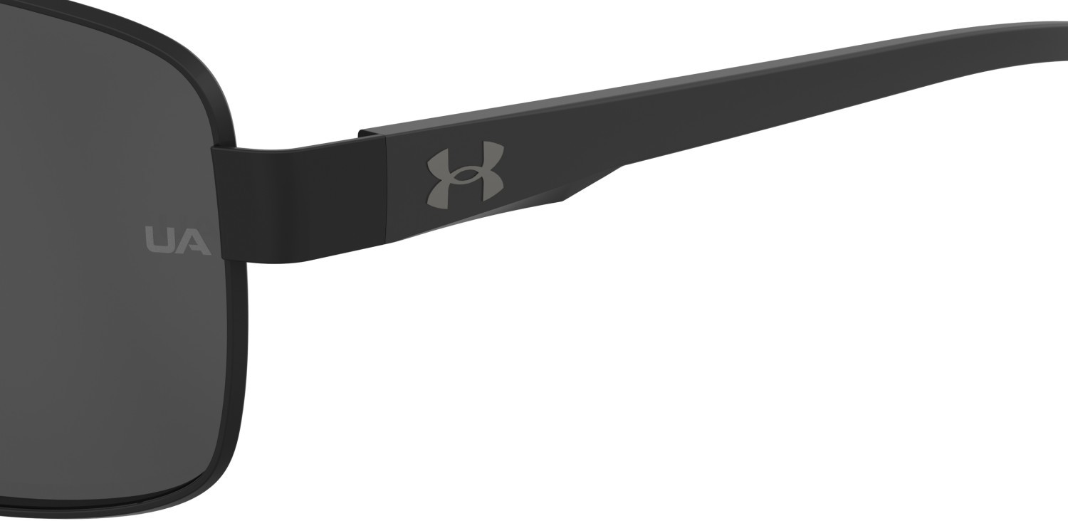 Sonnenbrillen Under Armour Ua Takeoff/G 207716 003 IR farbe matte black form rechteckig gläser grey