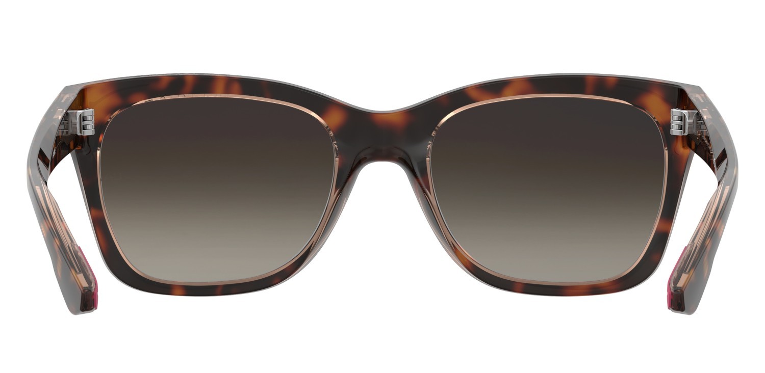 Sunglasses Under Armour Ua Dime 207717 086 HA color havana shape cat eye lenses brown shaded