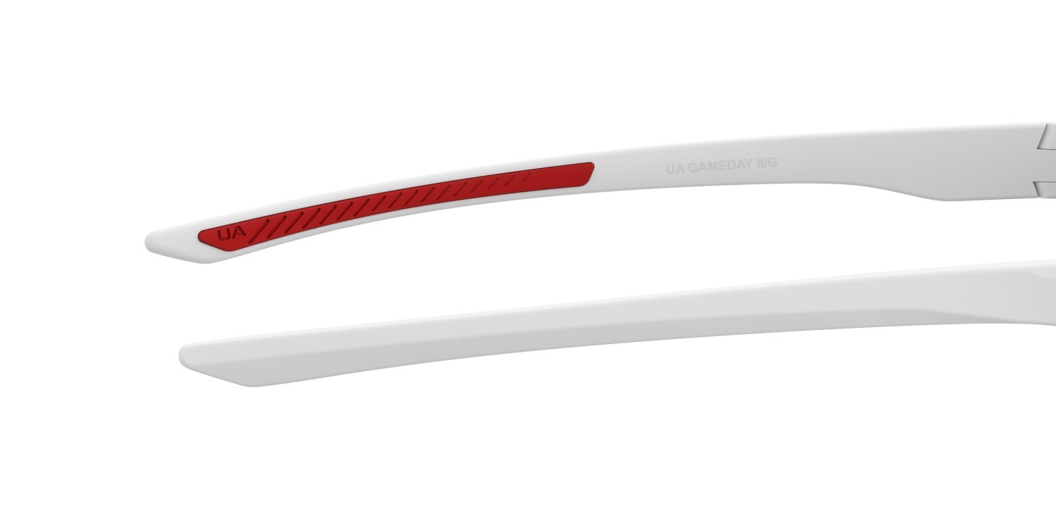 Occhiali da sole Under Armour Ua Gameday Ii/G 207718 WWK Z0 colore matte white blue forma mask lenti blue multilayer