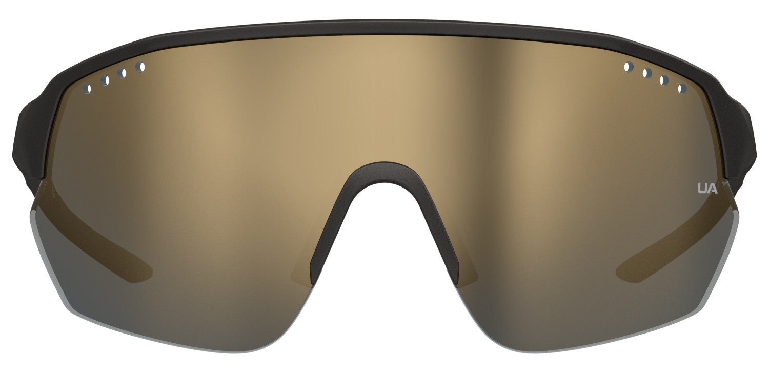 Sunglasses Under Armour Ua Gameday Ii/G 207718 ZK4 JO color metalized black shape mask lenses grey bronze mirror