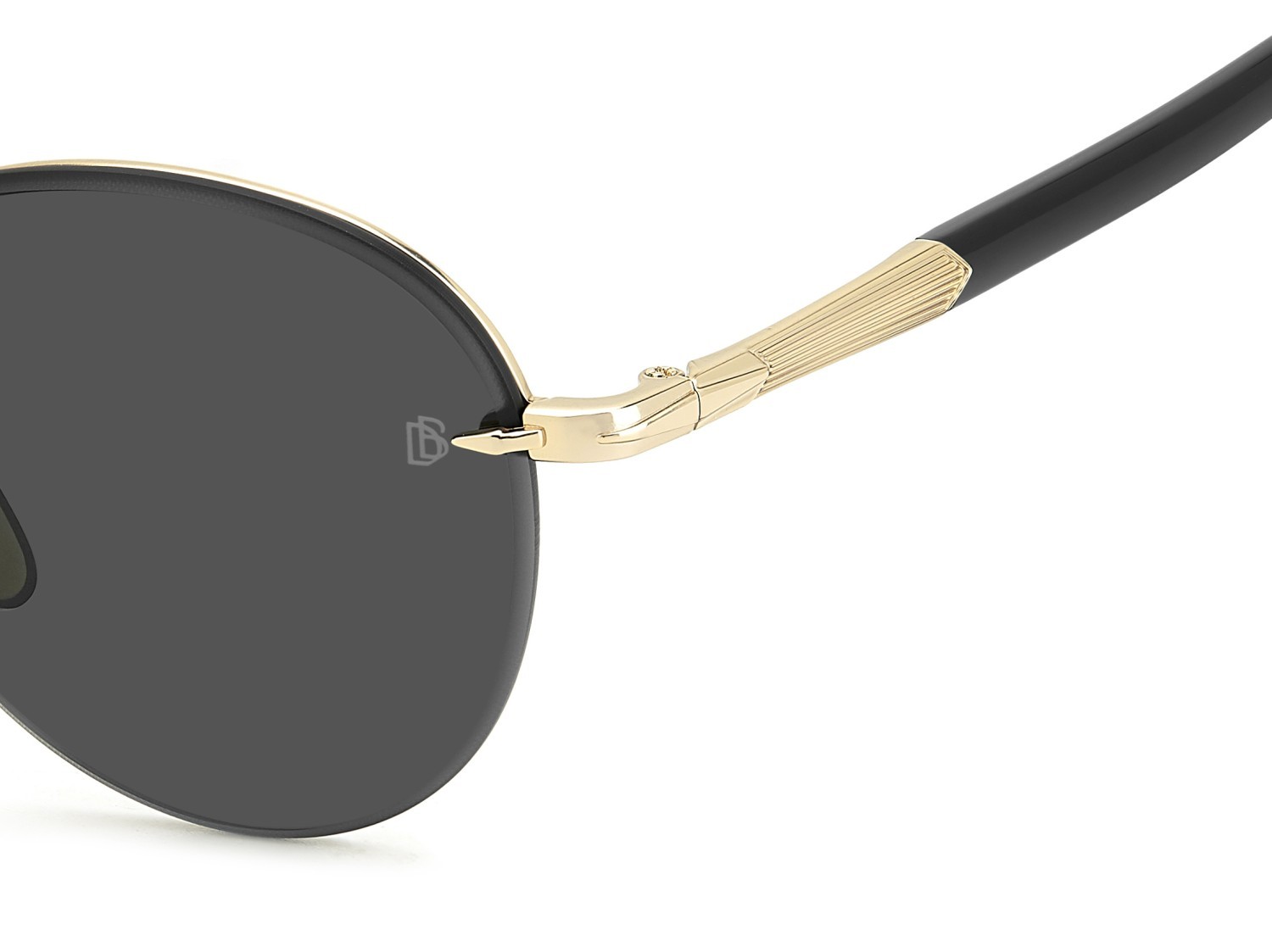 Sunglasses David Beckham Db 1173/S 207745 RHL 1V color gold black_ shape pantos lenses blue shaded gold mirror