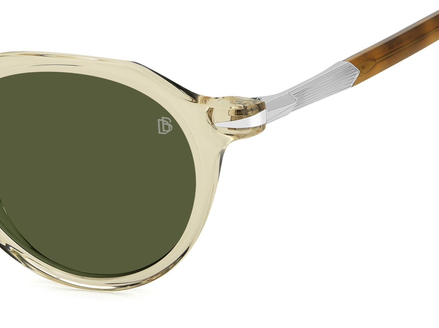 Sunglasses David Beckham Db 1171/S 207746 EPZ QT color yellow havana shape pantos lenses green