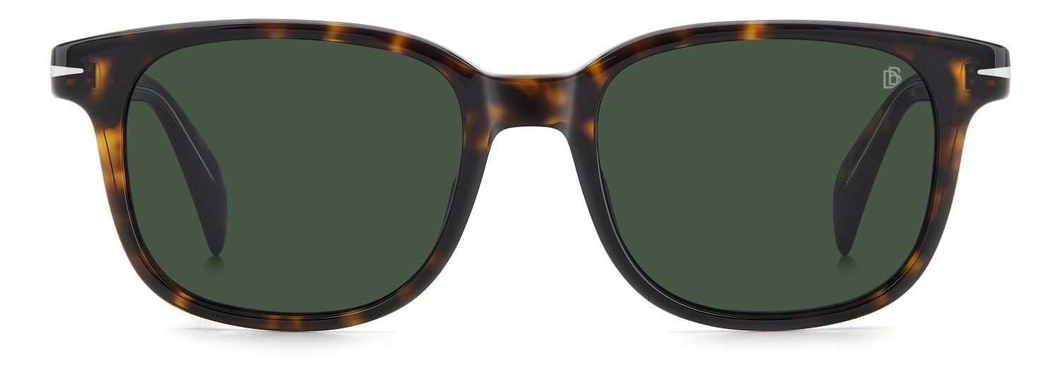 Sunglasses David Beckham Db 1177/S 207748 086 QT color havana shape rectangle lenses green