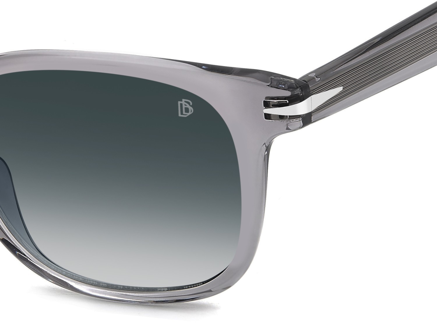 Sunglasses David Beckham Db 1177/S 207748 KB7 08 color grey shape rectangle lenses dk blue shaded