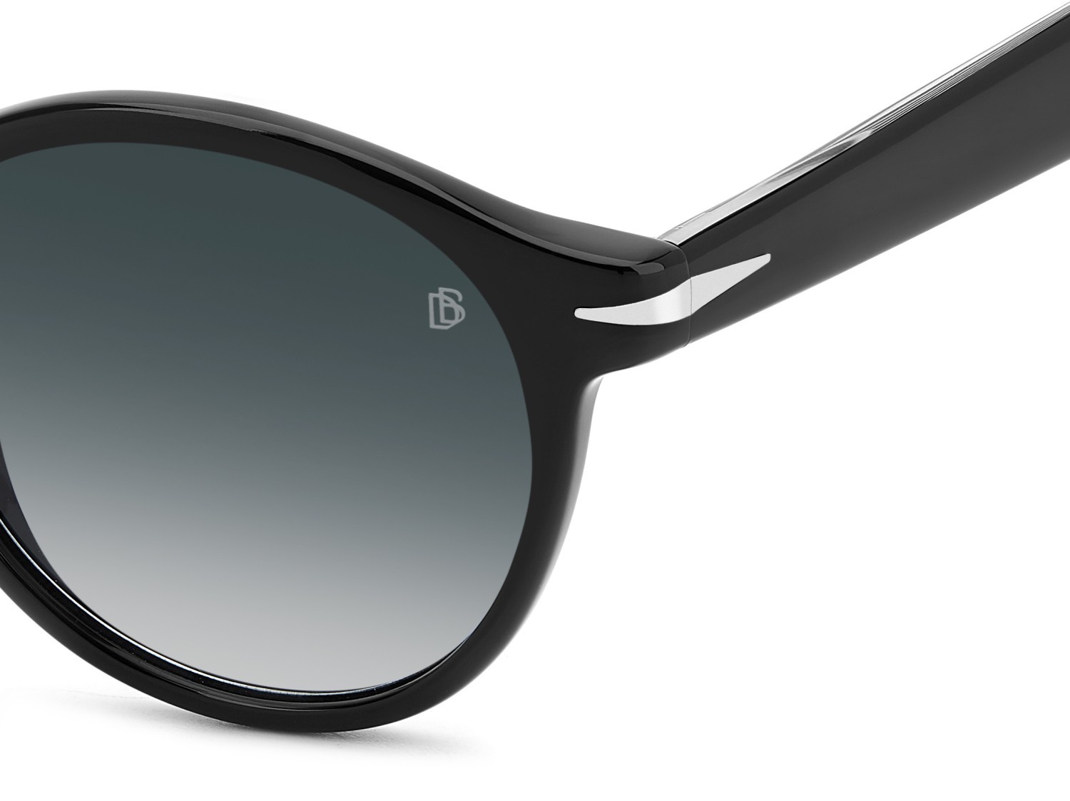 Sunglasses David Beckham Db 1178/S 207749 807 08 color black shape pantos lenses dk blue shaded