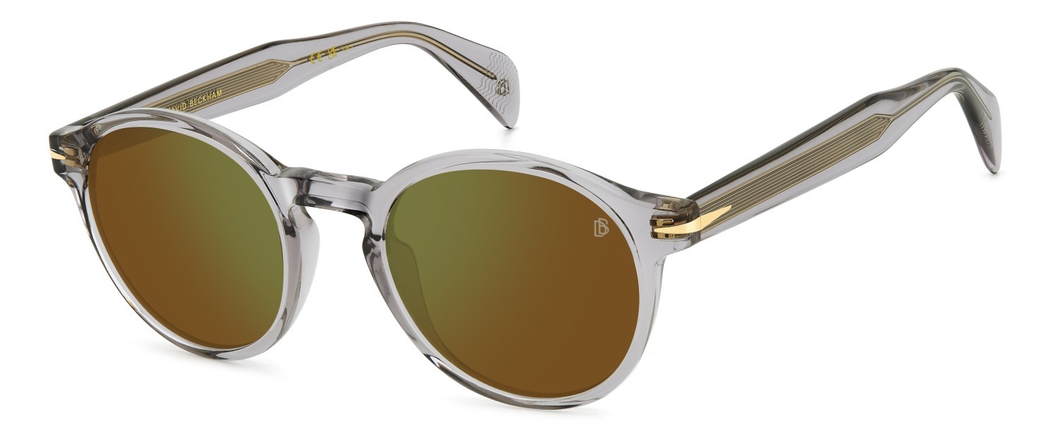 Sunglasses David Beckham Db 1178/S 207749 KB7 MT color grey shape pantos lenses green mirror