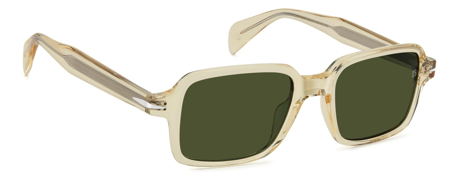 Sunglasses David Beckham Db 1179/S 207750 40G QT color yellow shape rectangle lenses green