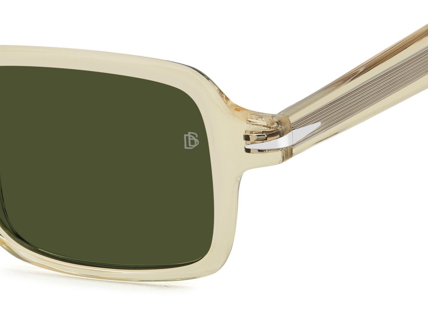 Sunglasses David Beckham Db 1179/S 207750 40G QT color yellow shape rectangle lenses green