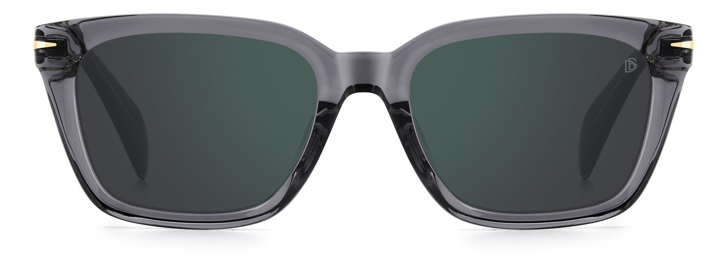 Sonnenbrillen David Beckham Db 7135/F 207752 CBL MT farbe grey crystal form rechteckig gläser green mirror