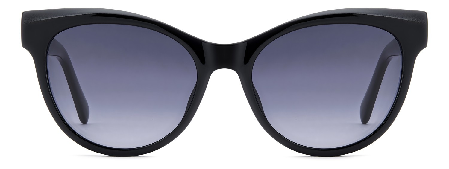 Sunglasses Fossil Fos 3172/S 207755 807 9O color black shape cat eye lenses dark grey shaded
