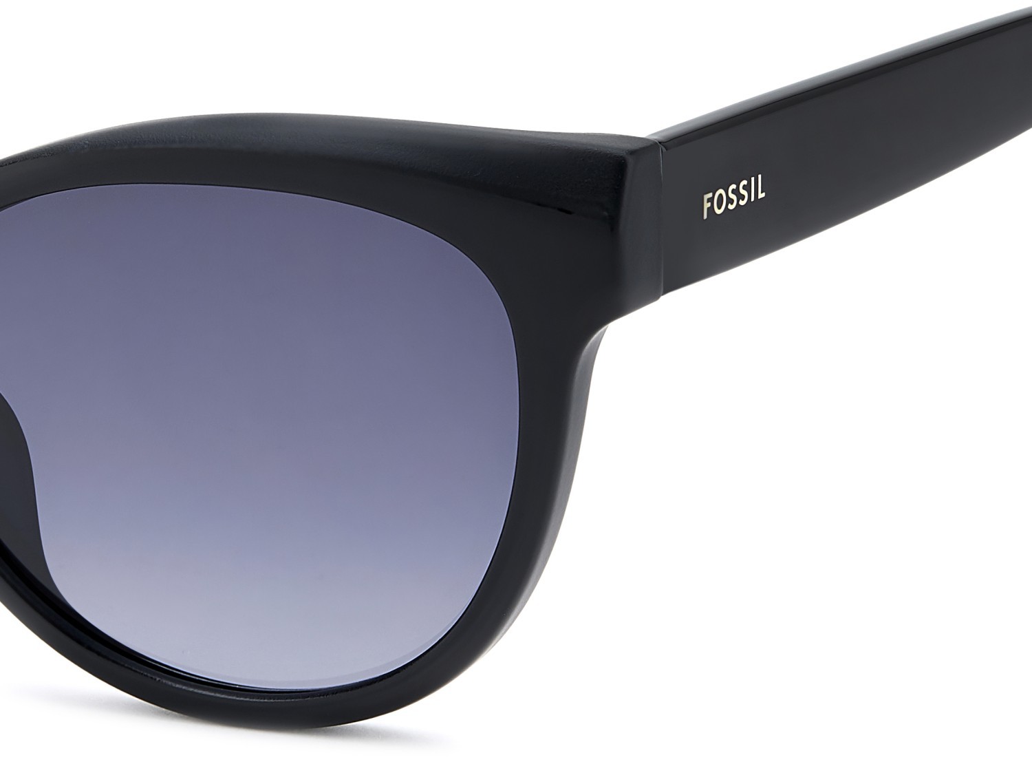 Sunglasses Fossil Fos 3172/S 207755 807 9O color black shape cat eye lenses dark grey shaded