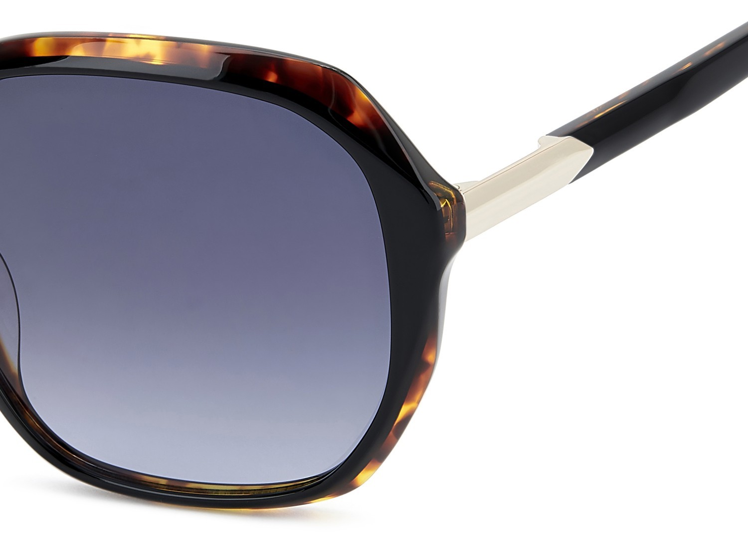 Sunglasses Fossil Fos 2159/S 207761 807 9O color black shape rectangle lenses dark grey shaded