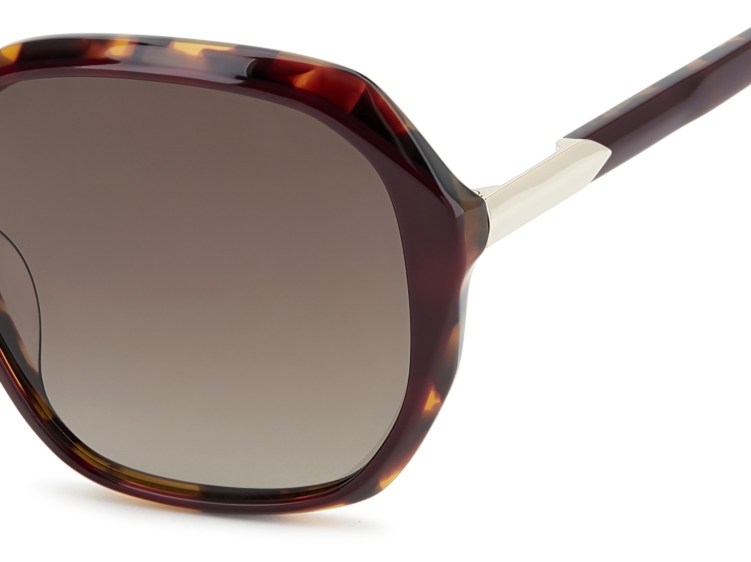 Sonnenbrillen Fossil Fos 2159/S 207761 YDC HA farbe burgundy havana form rechteckig gläser brown shaded